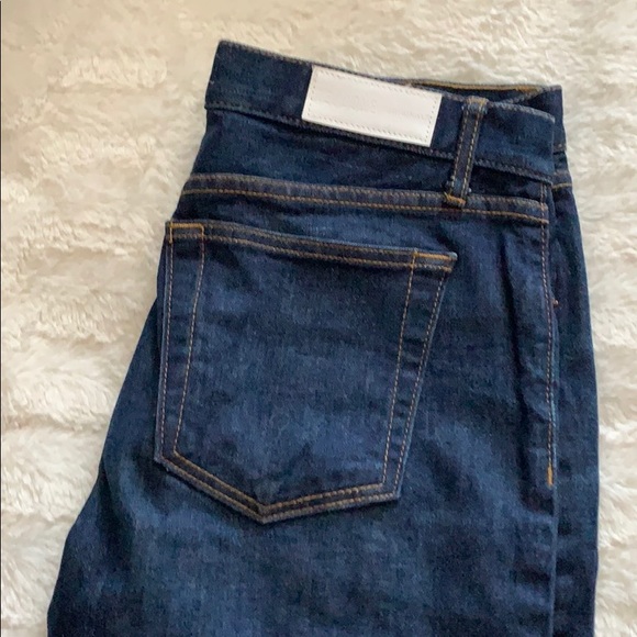 Redone denim dark wash mom jeans - Picture 5 of 7